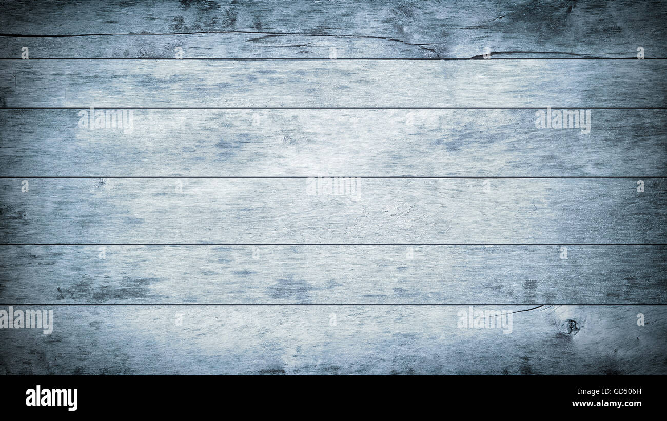 Blue grunge graffiato tavole di legno, parete tabella, soffitto o la superficie del pavimento. Foto Stock