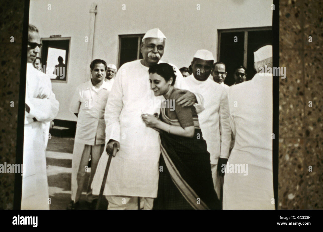 Il primo ministro Indira Gandhi Foto Stock