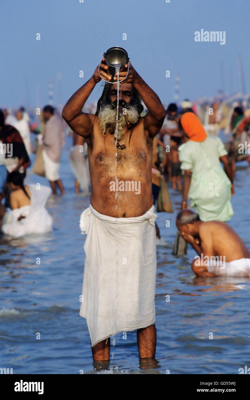 Ganga Sagar festival Foto Stock