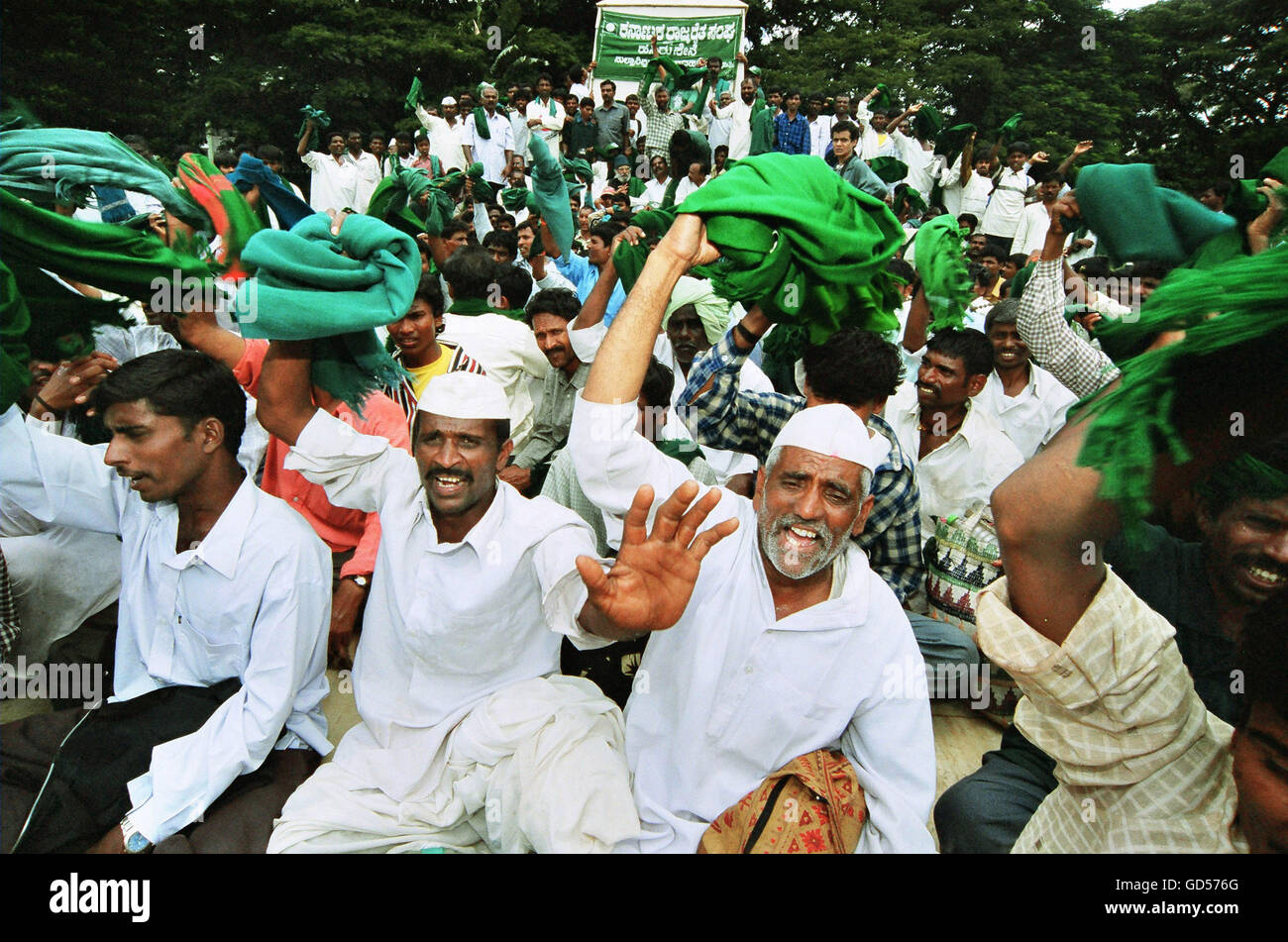 Lavoratori in sciopero Foto Stock