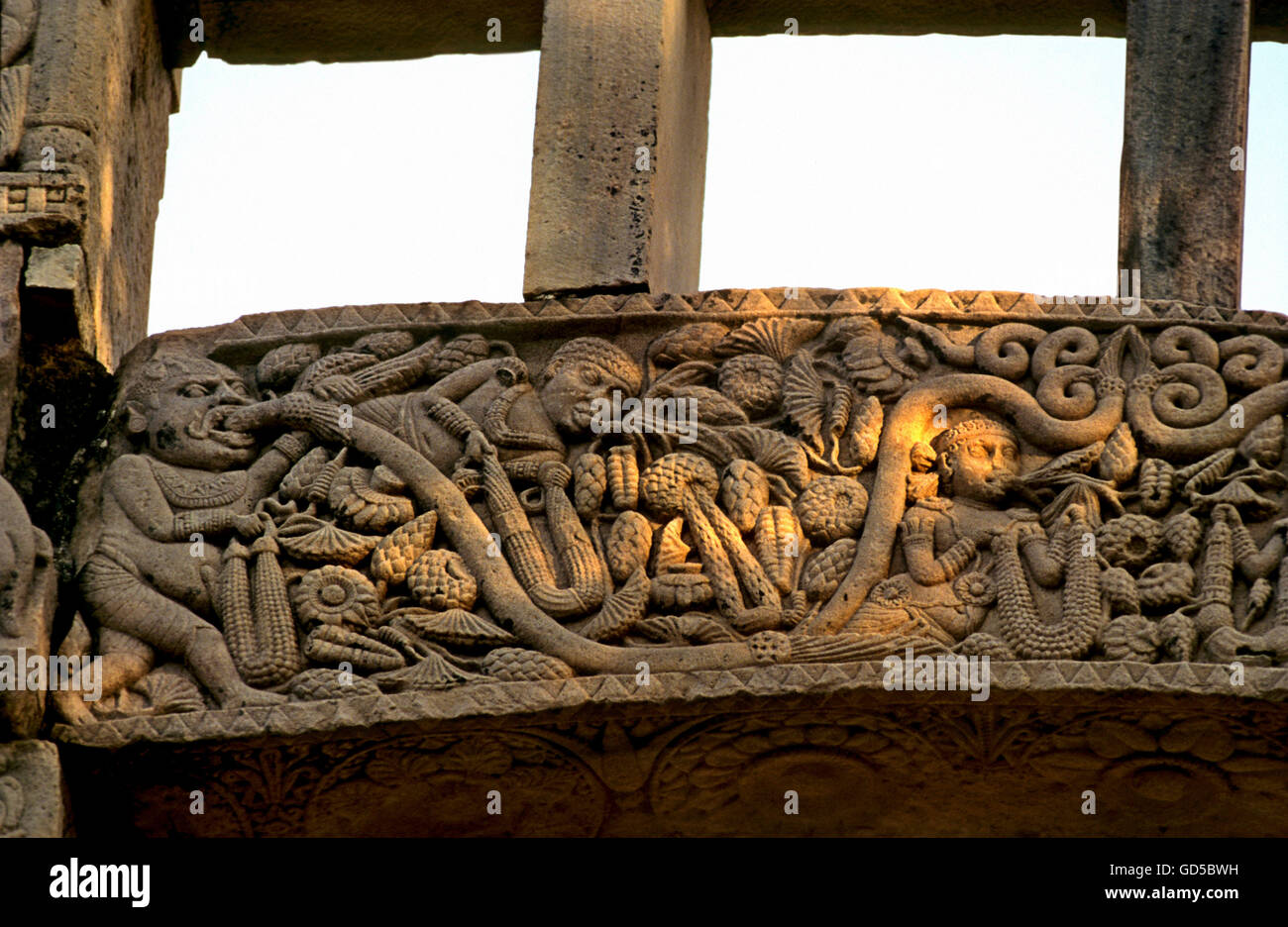 Cancello Sud stupa Foto Stock