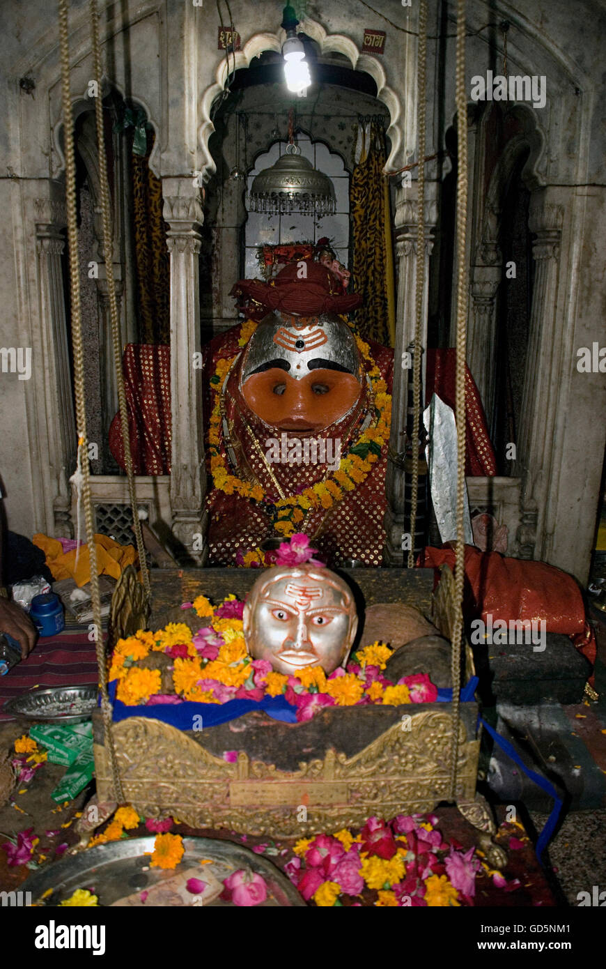 Shree Kaal Tempio Bhairav Foto Stock