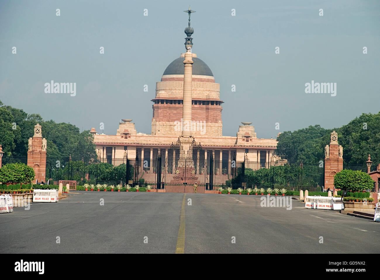 Rashtrapati Bhavan Foto Stock