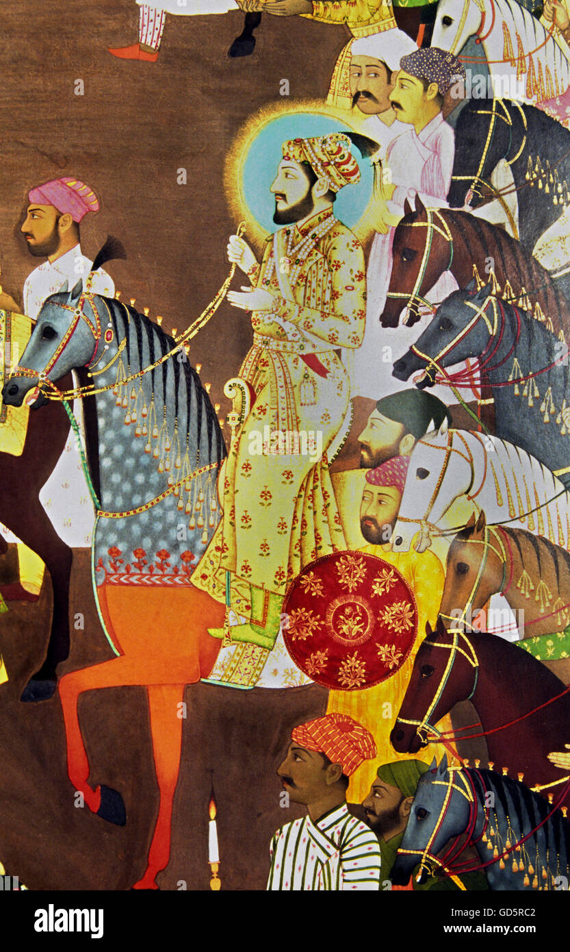 Dettaglio di Shah Jahan Foto Stock
