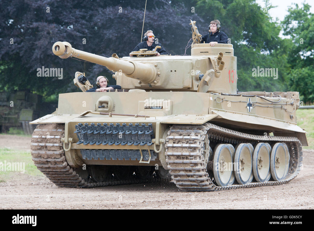 Tiger 1 serbatoio 131 da a Tankfest 2016 Fury Movie Foto Stock