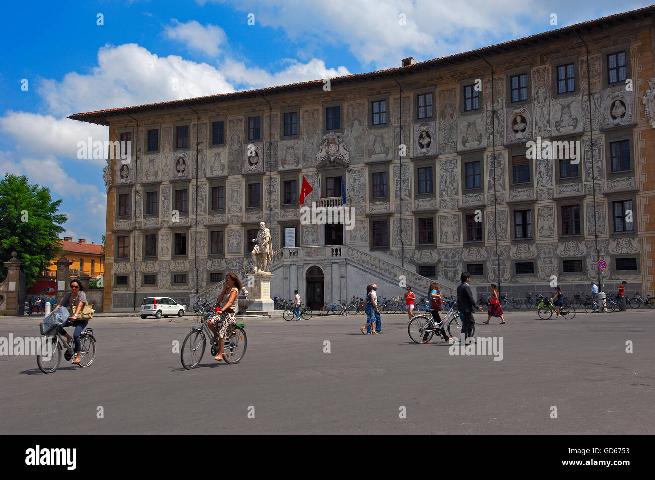 Pisa, Cavalieri Piazza dei Cavalieri, sito patrimonio mondiale dell'UNESCO, Toscana, Italia Foto Stock