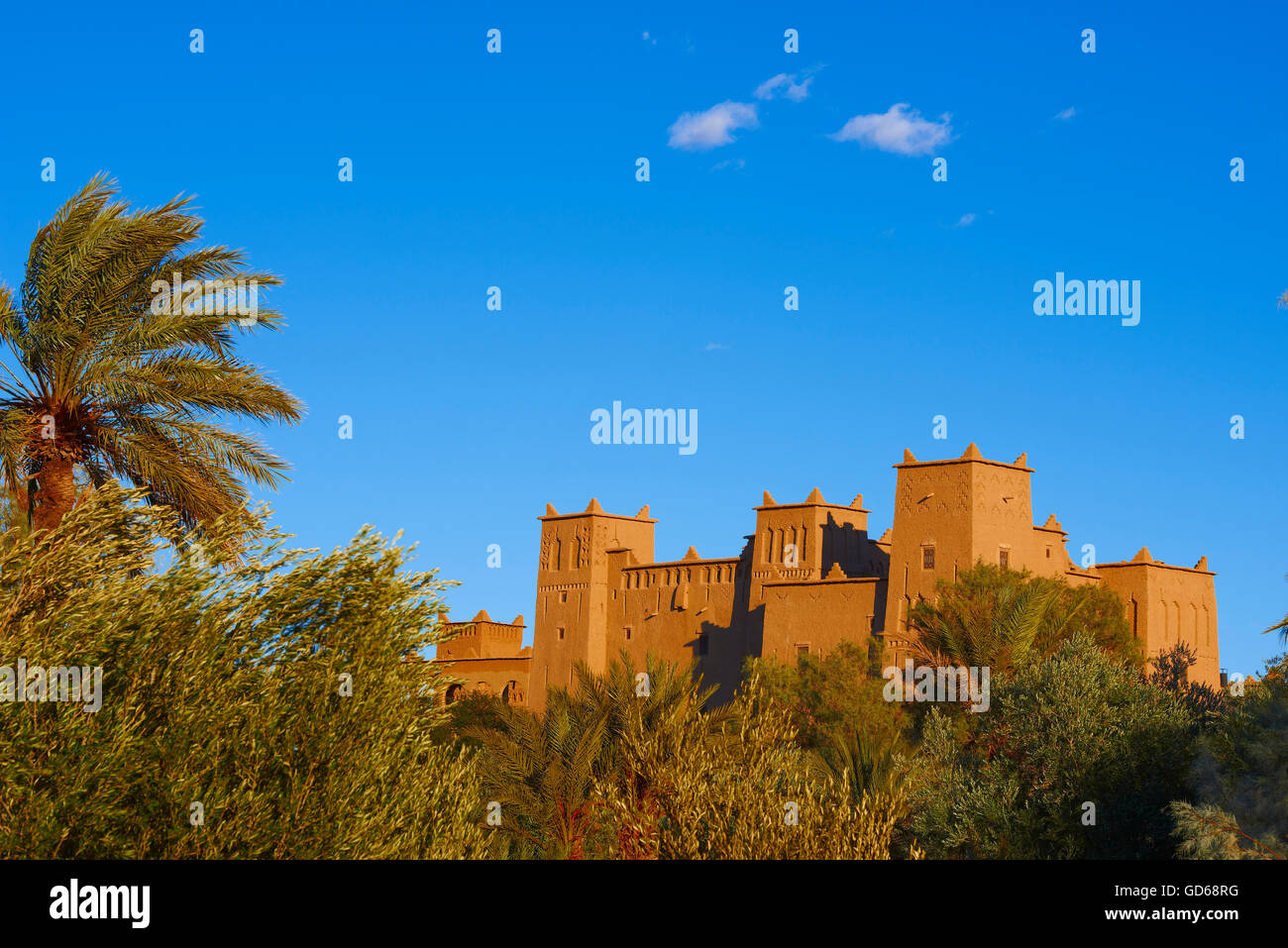 Ait Ben Moro, Ben Moro Kasbah, Skoura, Ouarzazate, Marocco, Africa Foto Stock