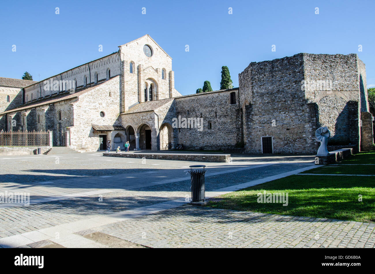 Aquileia Basilica Patriarcale del Patrimonio Mondiale UNESCO Foto Stock