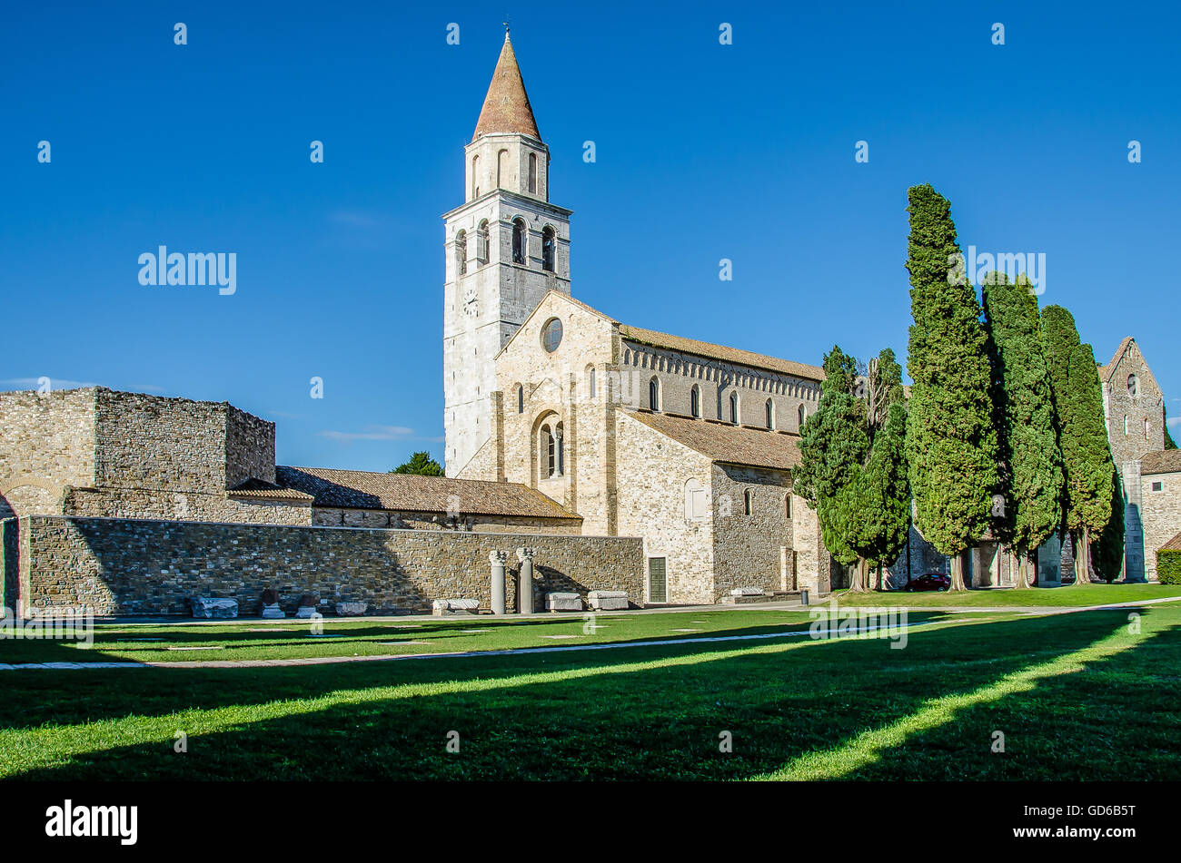 Aquileia Basilica Patriarcale del Patrimonio Mondiale UNESCO Foto Stock