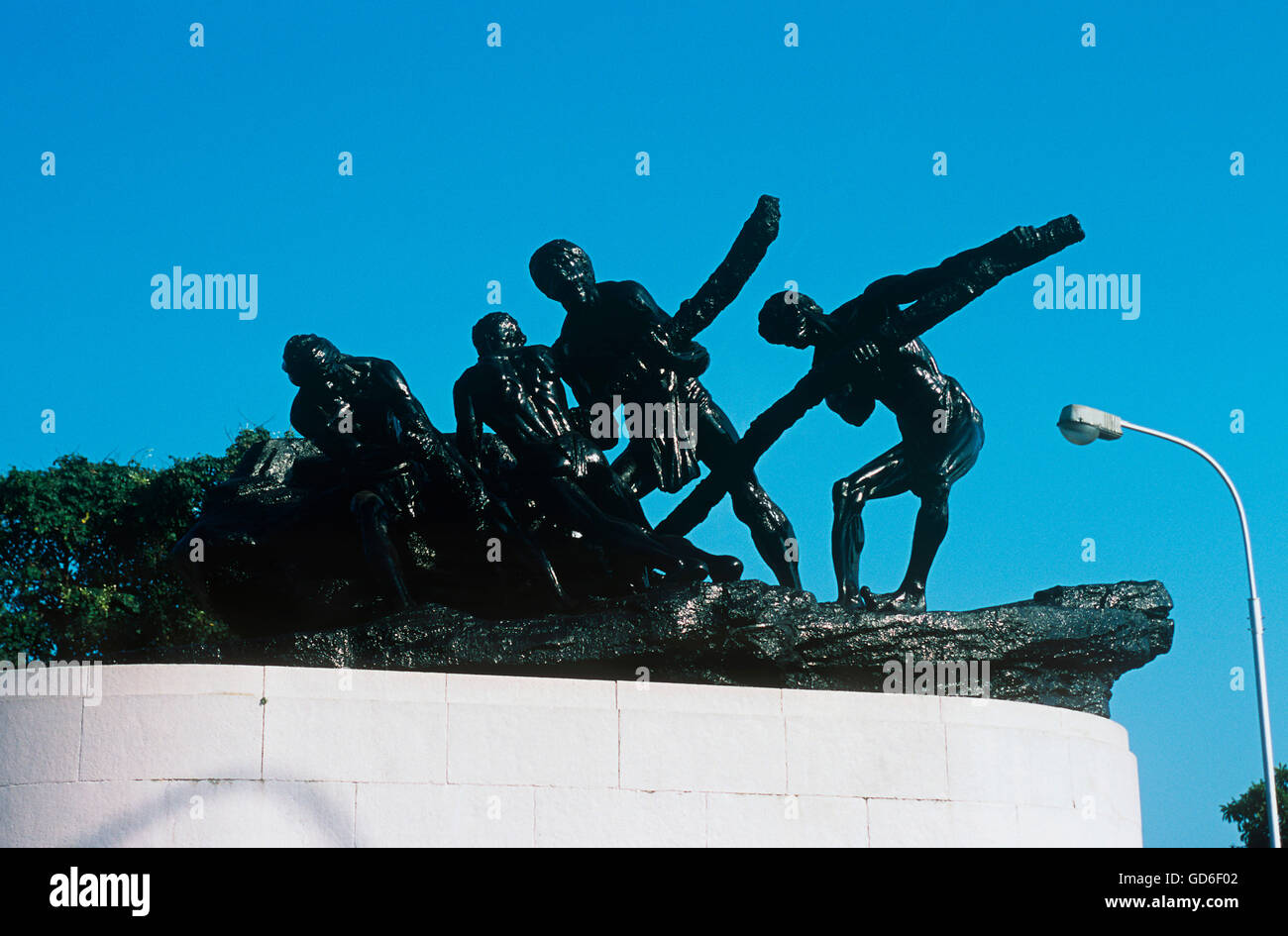 Trionfo della statua del lavoro Foto Stock