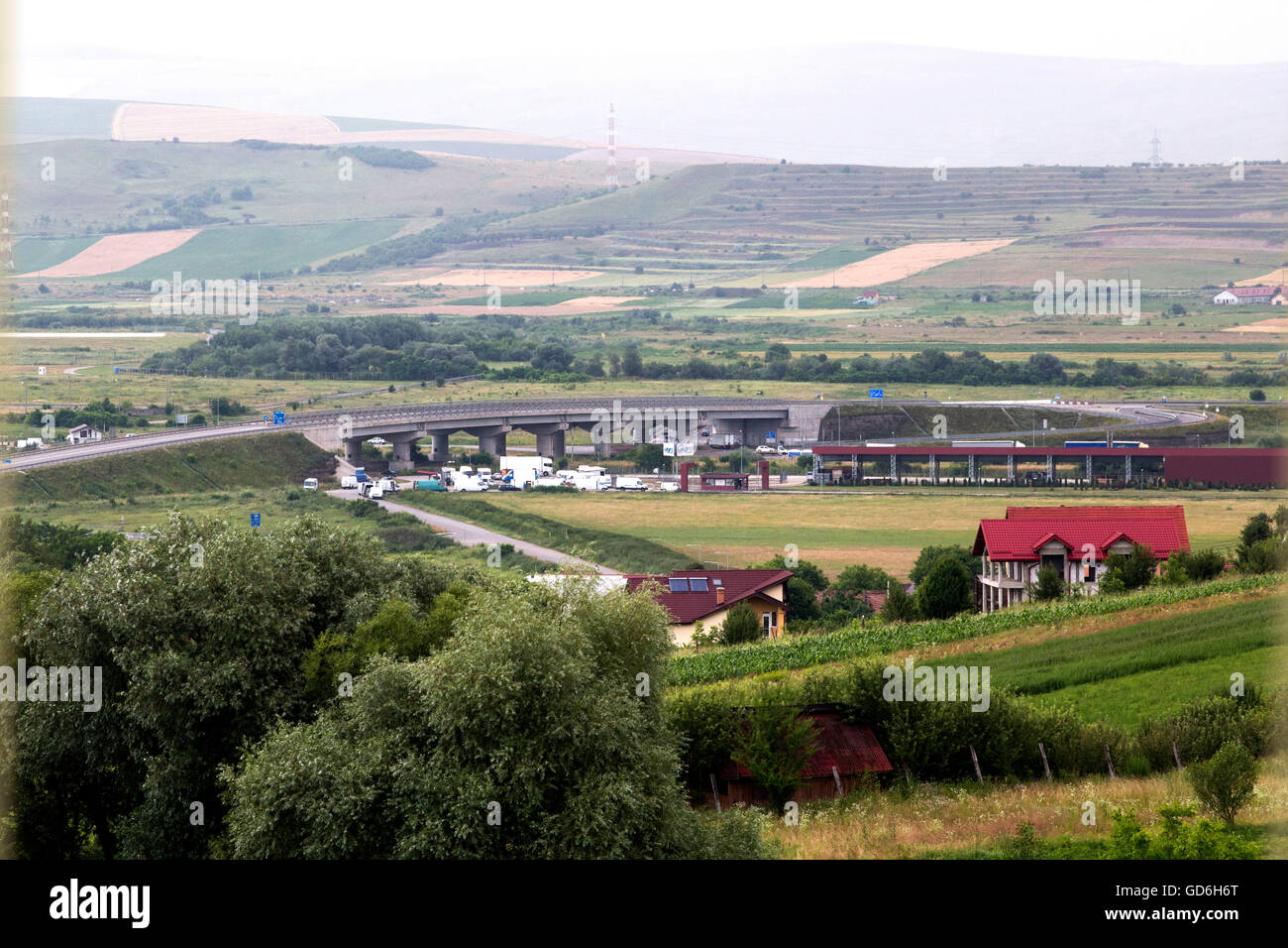 nuove case Foto Stock