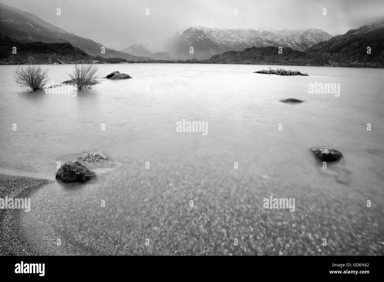 Lago di Sanabria Riserva Naturale. Provincia di Zamora. Castiglia e Leon. Spagna Foto Stock