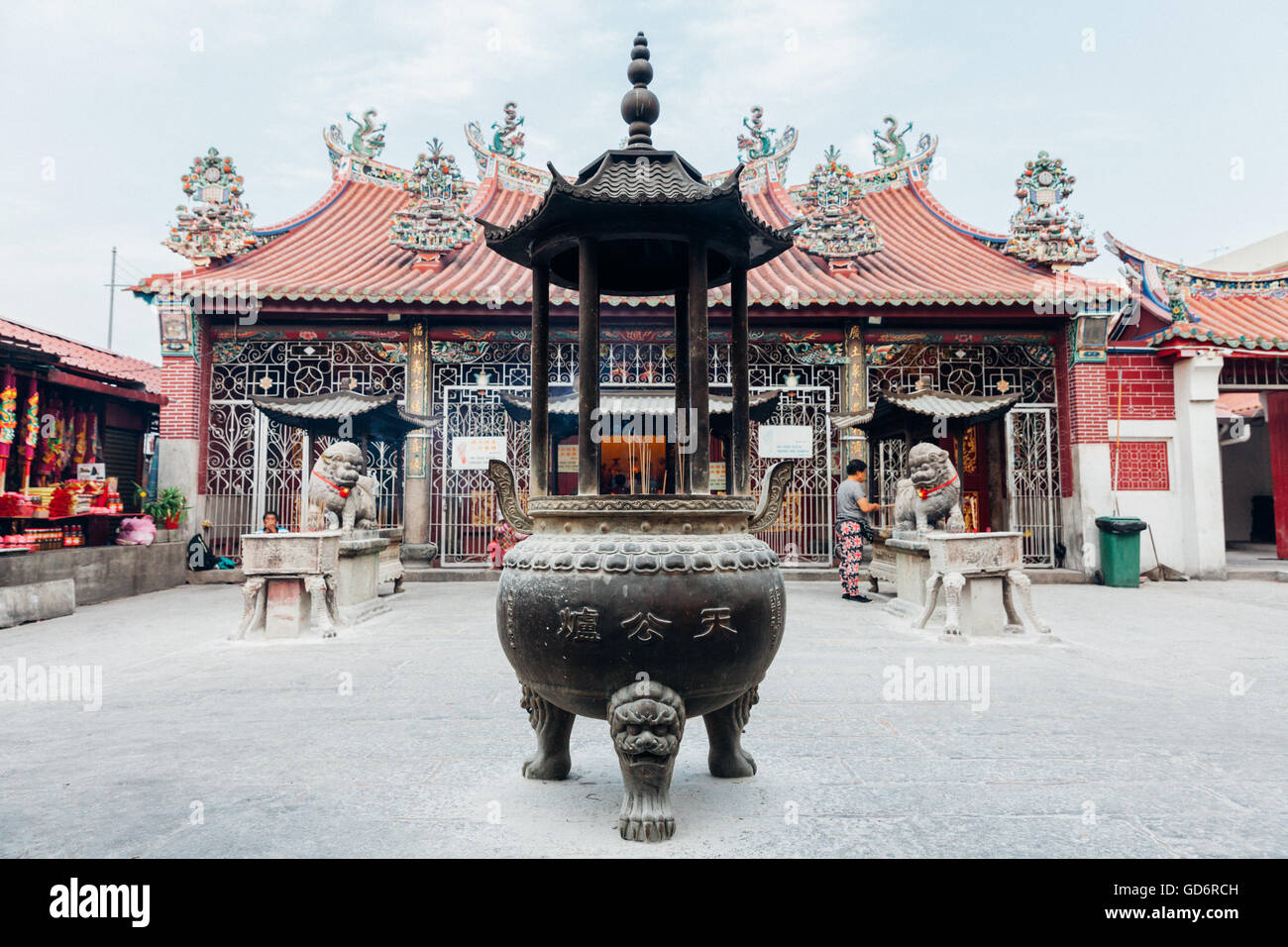 Kuan Yin Teng Tempio. Il Tempio della Dea della Misericordia. George Town, Penang, Malaysia. Foto Stock