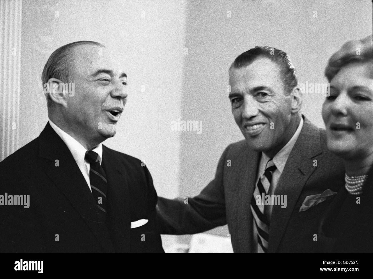 Richard Rodgers e Ed Sullivan Foto Stock