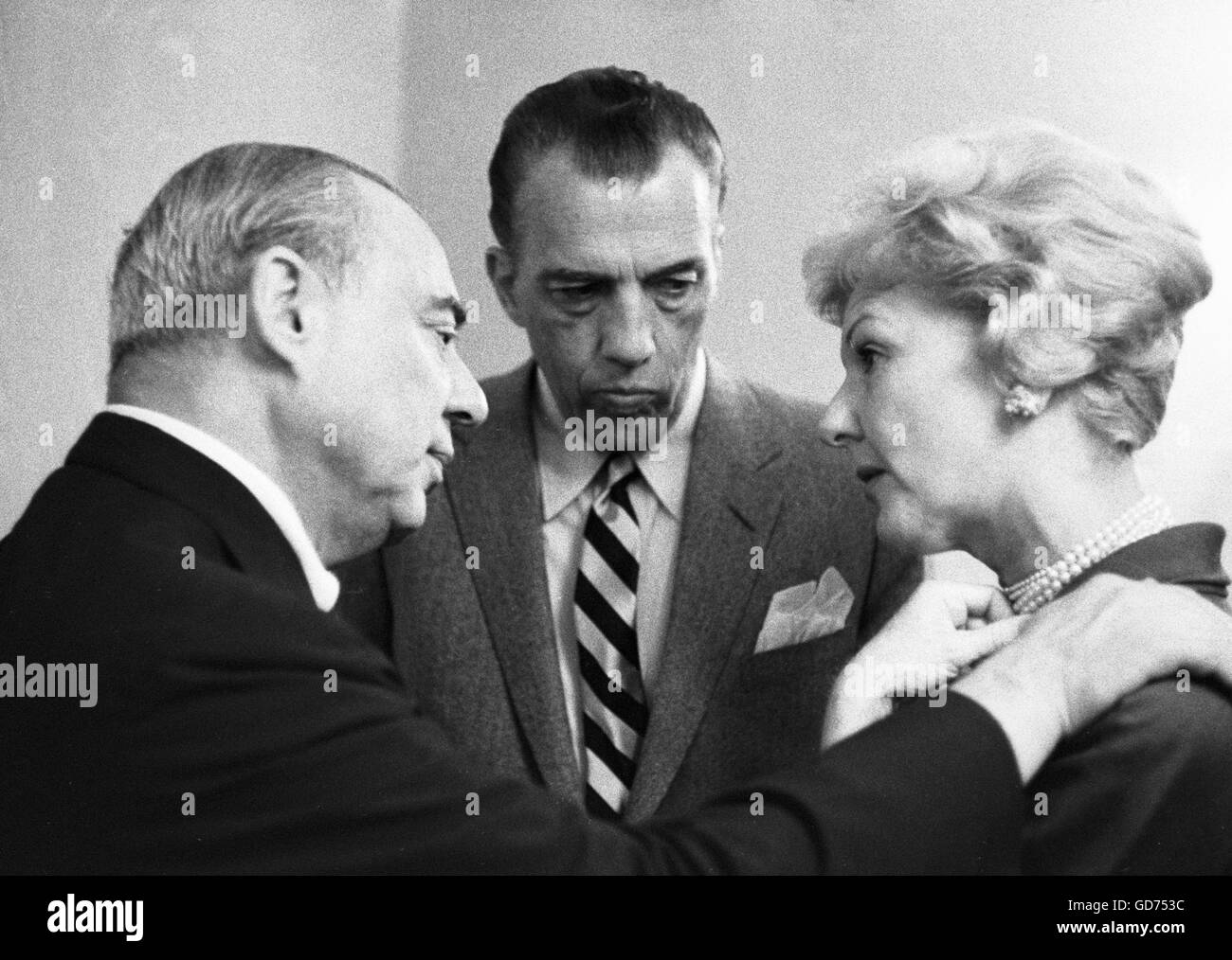 Richard Rodgers e Ed Sullivan Foto Stock