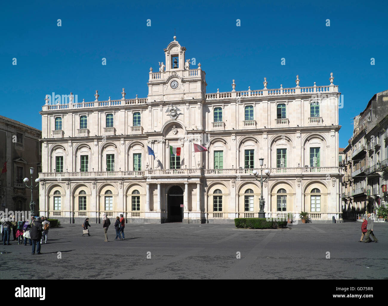 Siculorum Scuola, Università degli Studi di Catania, in provincia di Catania, Sicilia, Italia Foto Stock