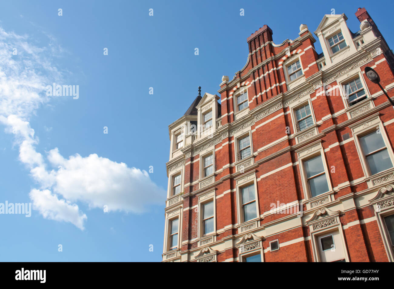 Londra edificio in stile vittoriano stile di architettura Foto Stock