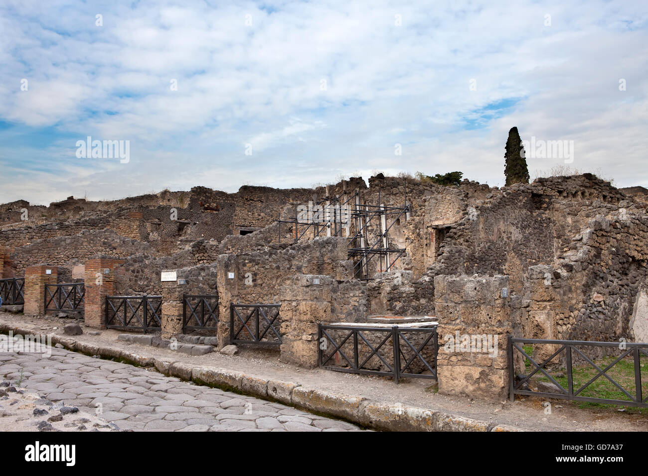 L'Italia. Rovine di Pompei. Foto Stock