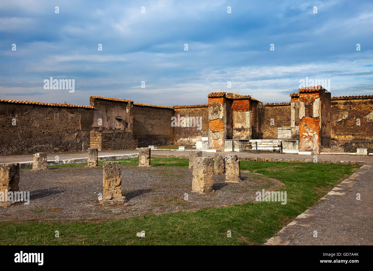 L'Italia. Rovine di Pompei. Foto Stock