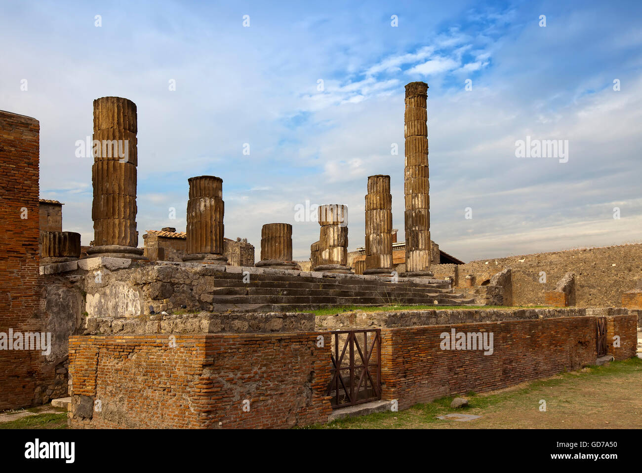 L'Italia. Rovine di Pompei. Foto Stock