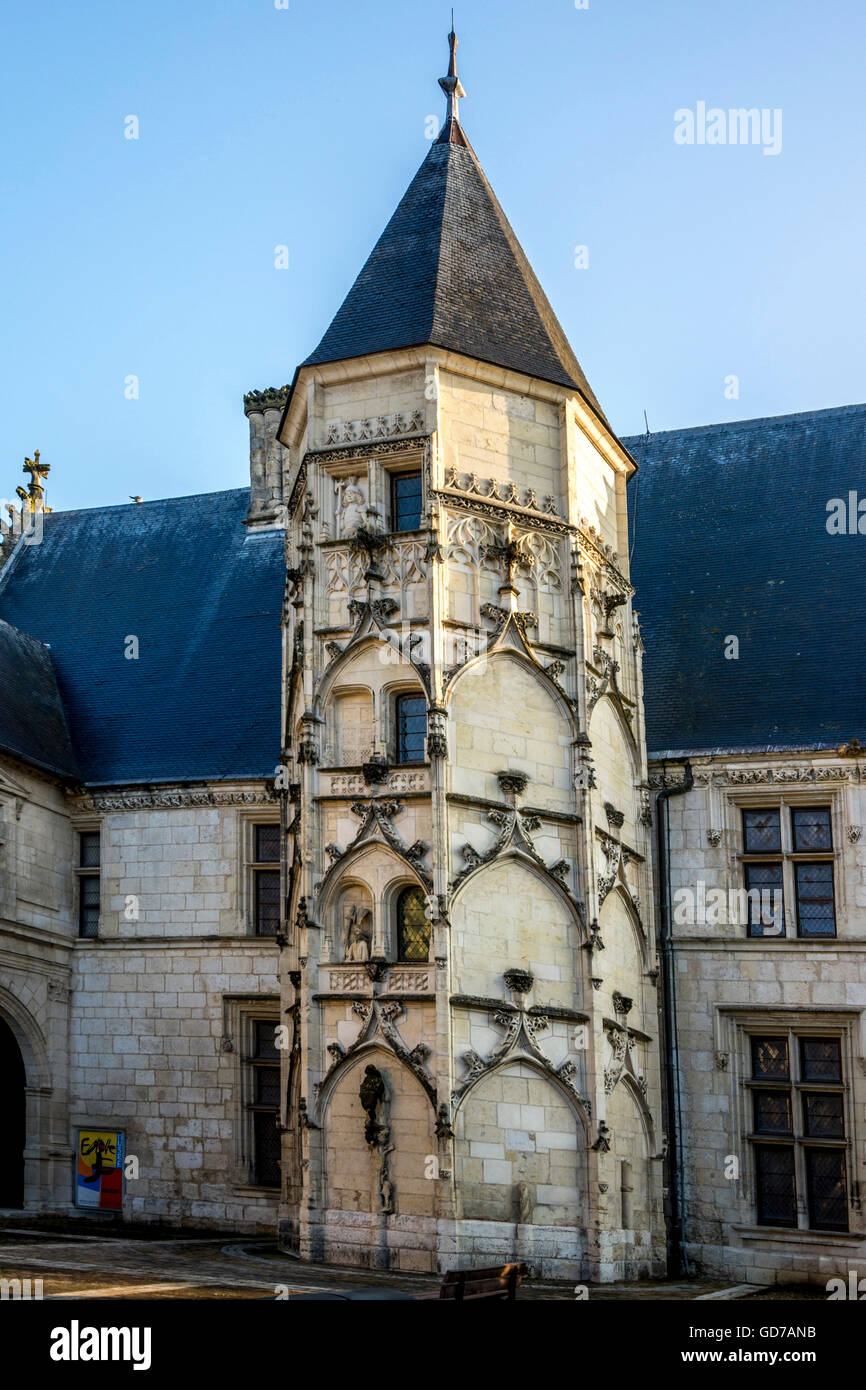 Bourges capitale europea della cultura 2028, Hotel des Echevins, Museum Esteve, dipartimento Cher, Centre-Val de Loire, Francia, Europa Foto Stock