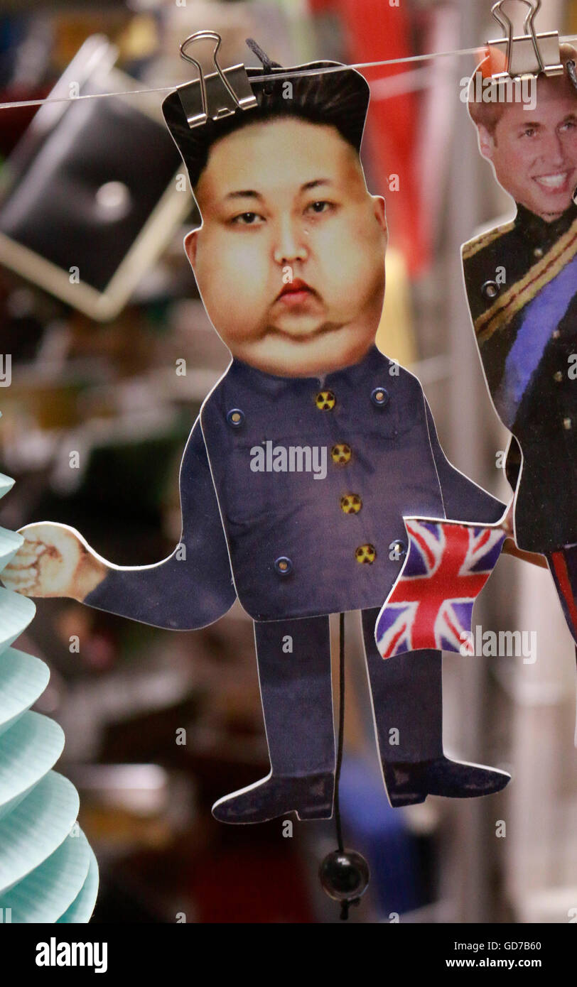 Kim Jong Il - Marionette, Juni 2016, Berlino. Foto Stock