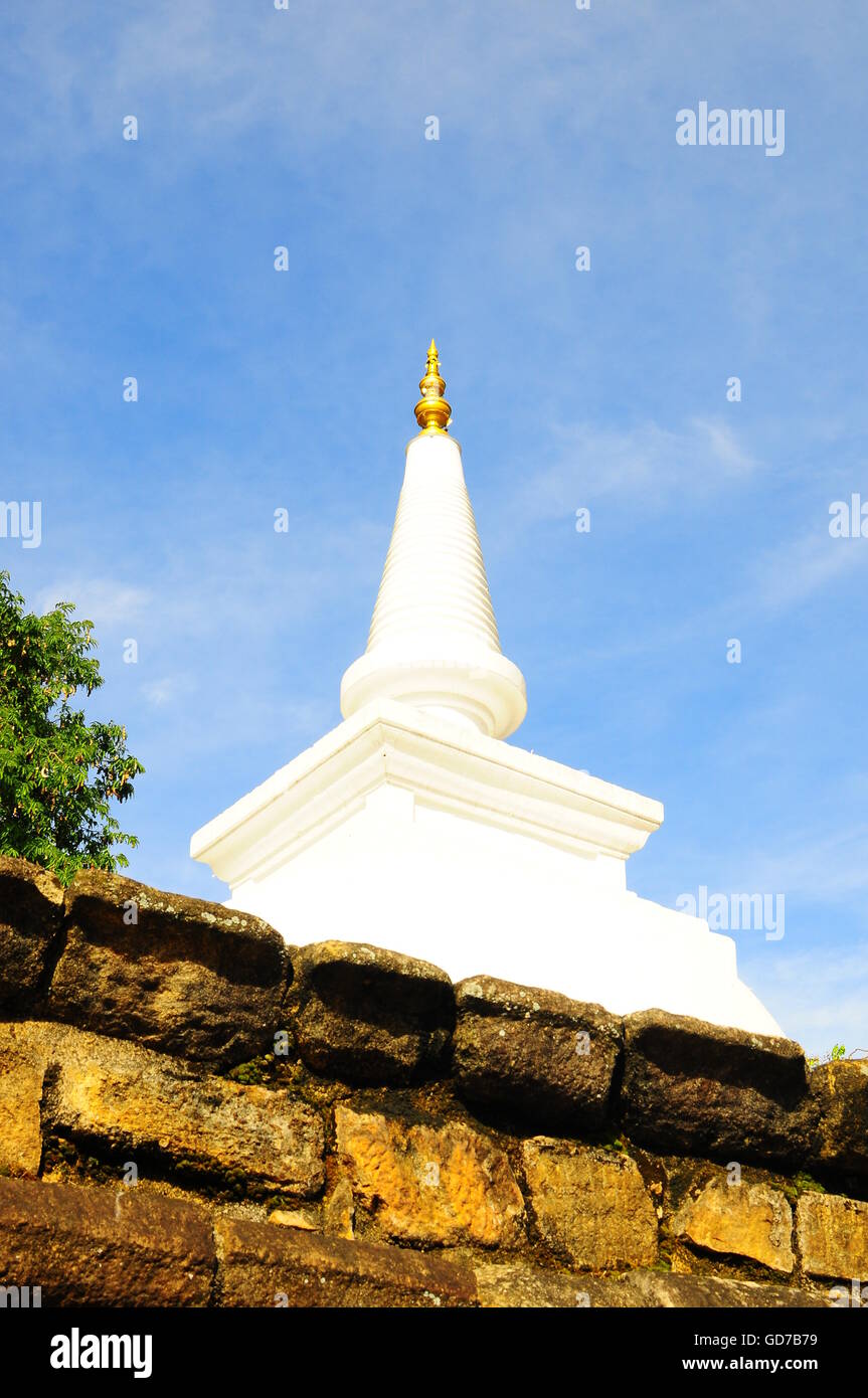 Antico Stupa, Anuradhapura, Sri Lanka, Asia Foto Stock