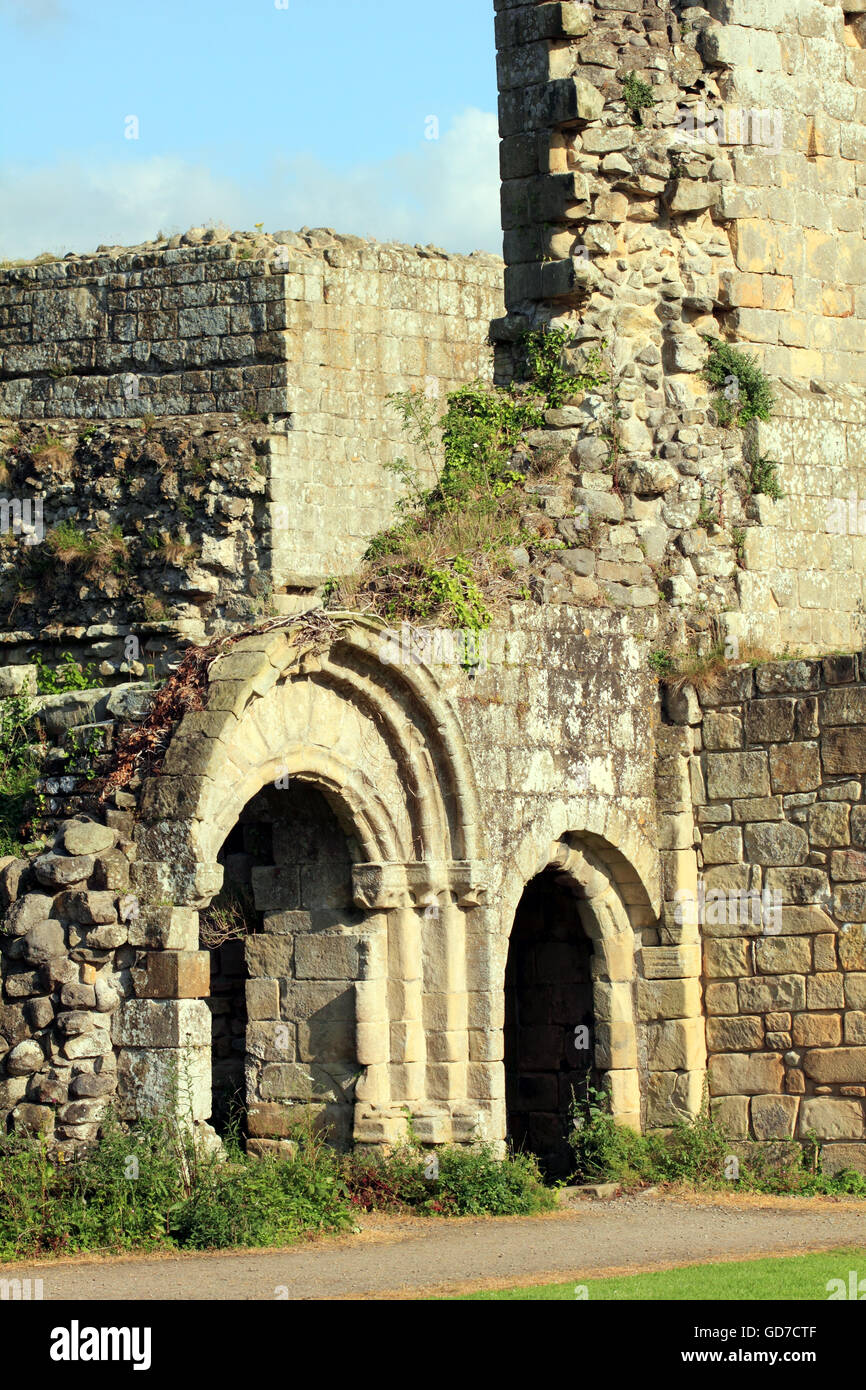 Abbazia di Jervaulx monastero cistercense in Yorkshire Dales Foto Stock
