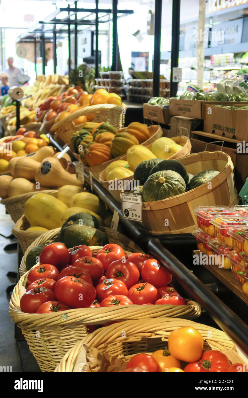 Le Distretto sul mercato francese, Brookfield Place, New York Foto Stock