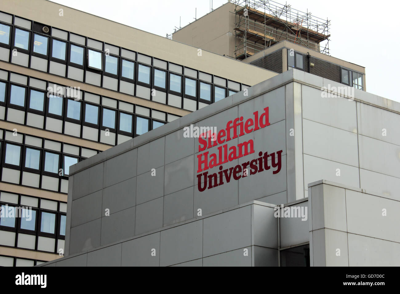 Sheffield Hallam University, istituto di istruzione superiore Foto Stock