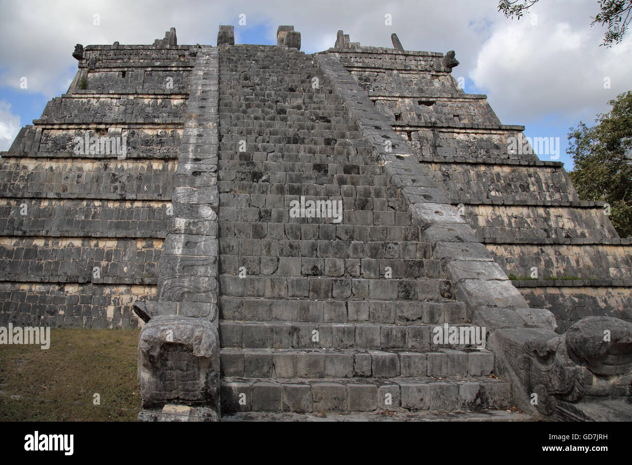 L'ossario a Chicken Itza messico Foto Stock