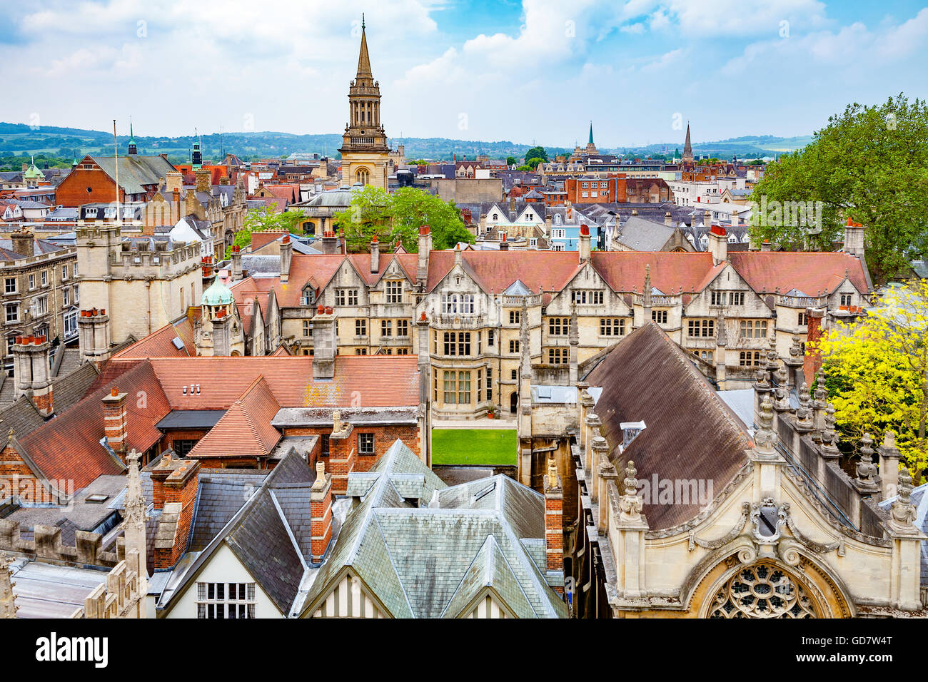 Oxford cityscape. Inghilterra Foto Stock