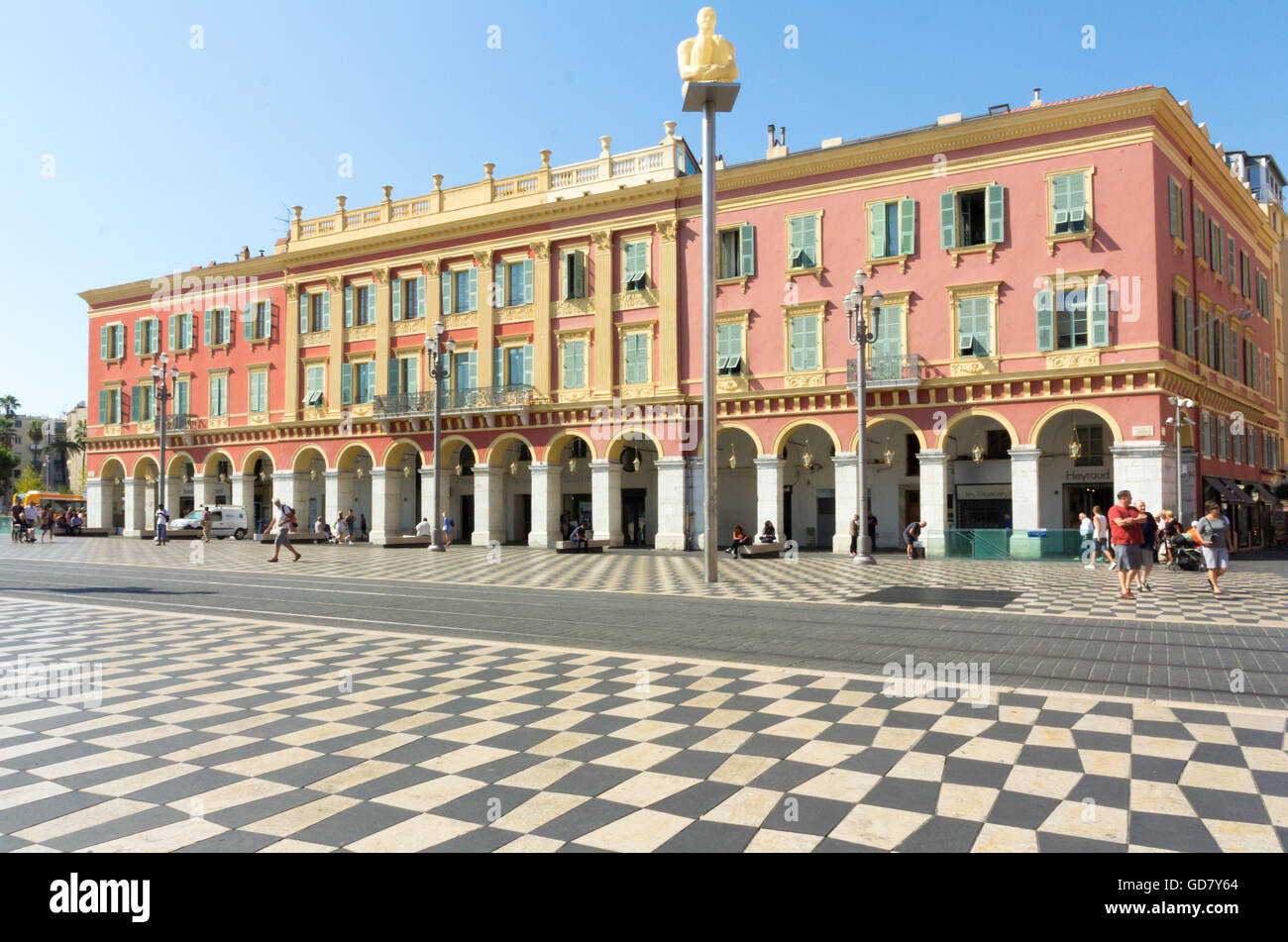 Place Massena a Nizza, culla d'Azur, in Francia Foto Stock