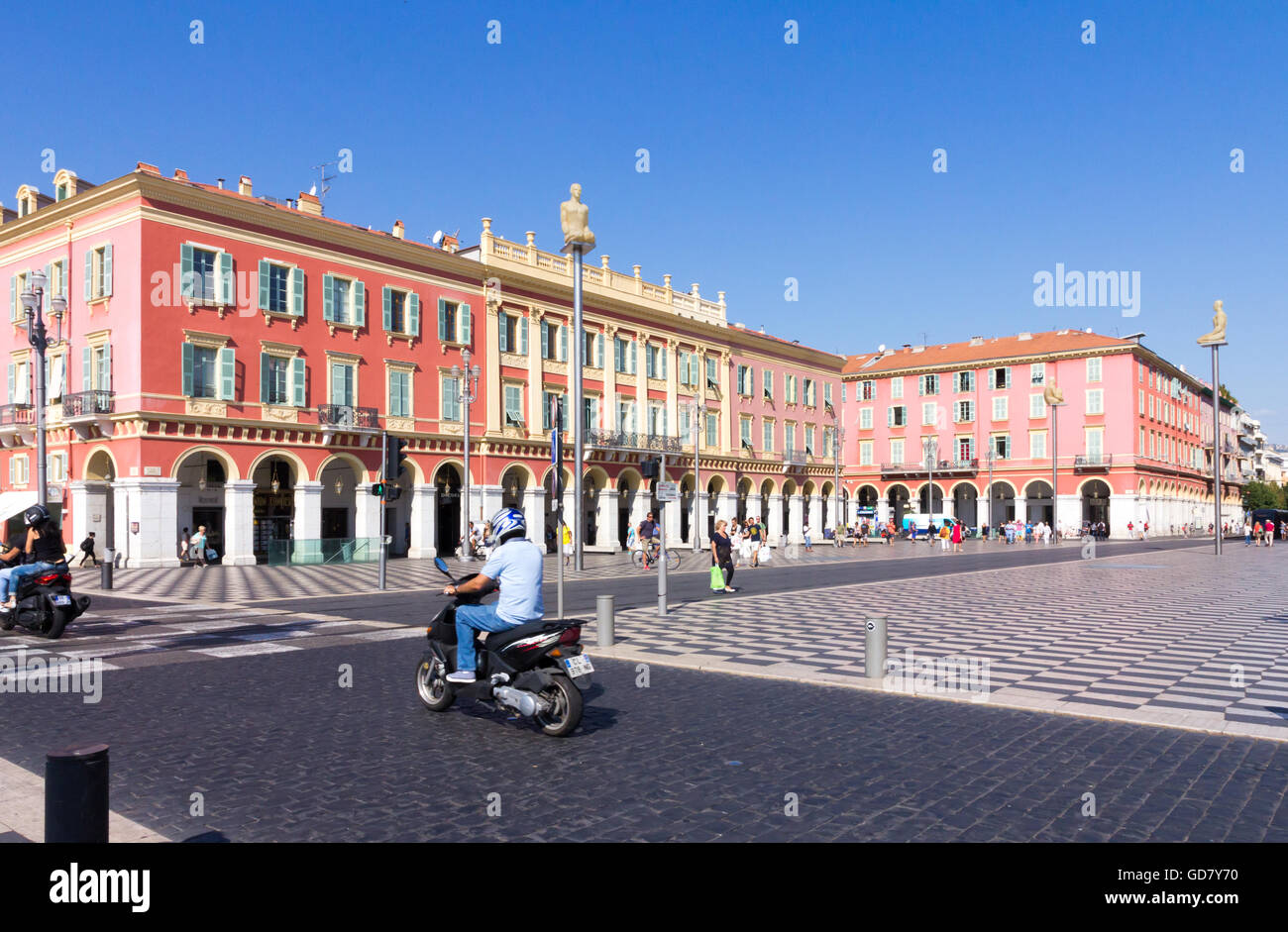 Place Massena a Nizza, culla d'Azur, in Francia Foto Stock