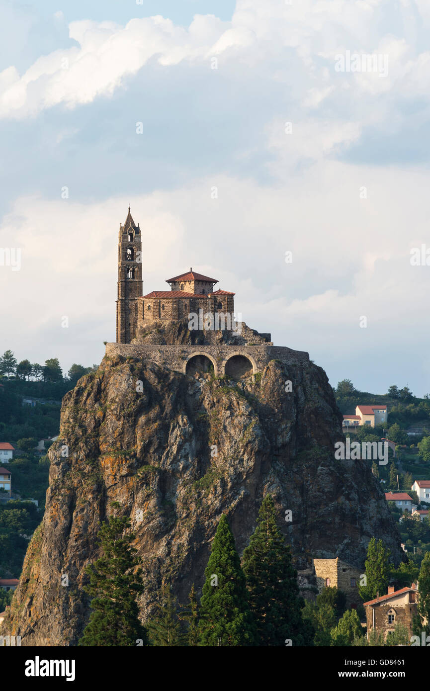 Europa, Francia, Haute Loire regione, Le Puy en Velay, Saint Michel d'Aiguille Foto Stock