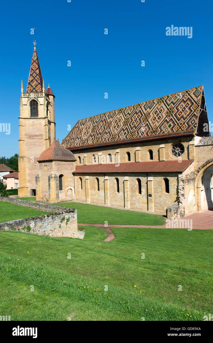 L'Europa, Francia, regione della Loira, La Benisson-Dieu, San Bernardo Abbey Foto Stock