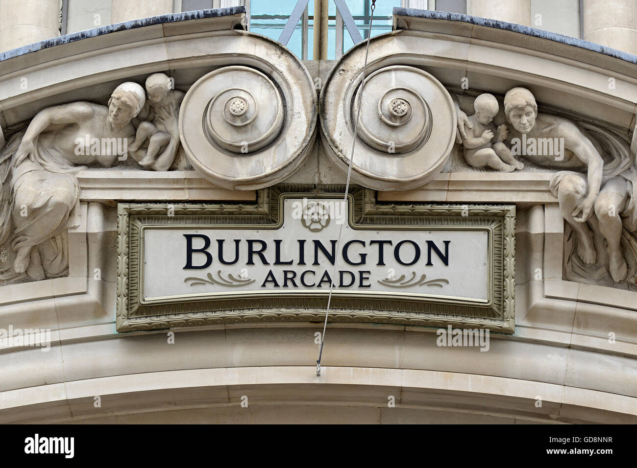 Burlington Arcade, Piccadilly, Londra, Regno Unito. Foto Stock