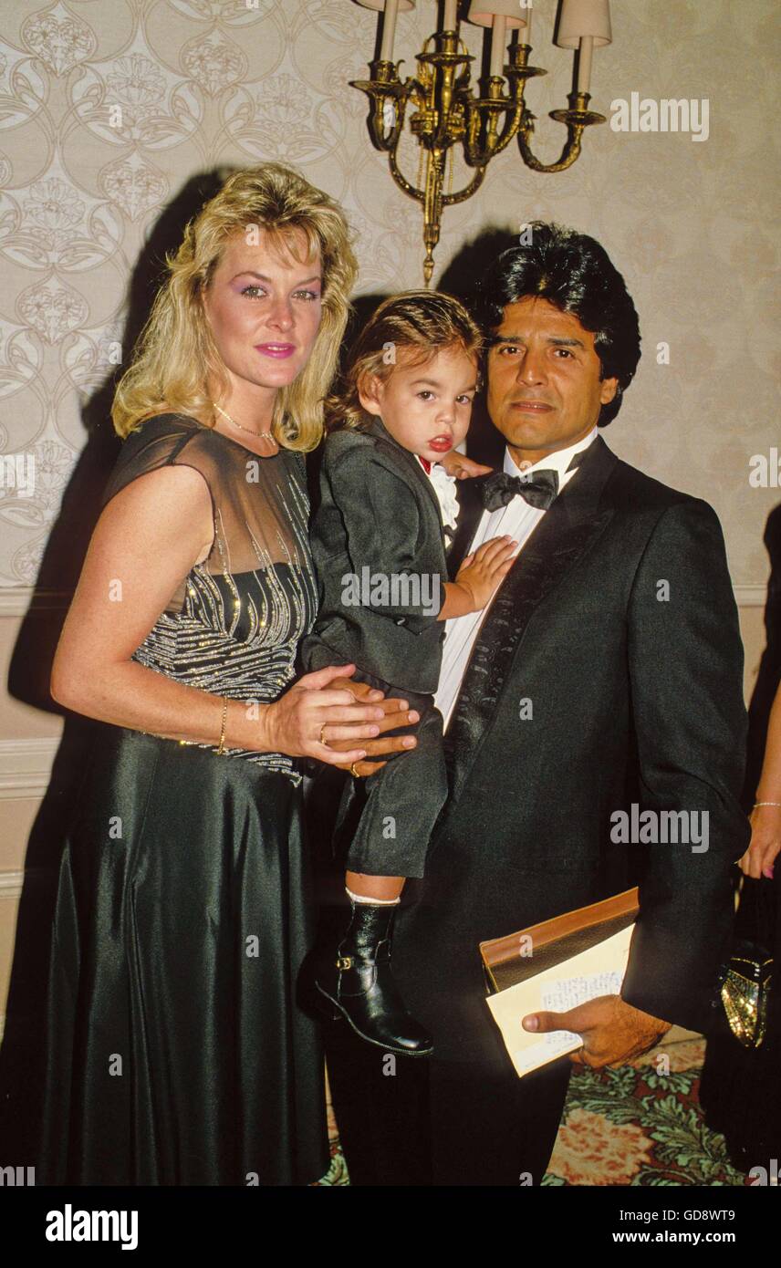 Erik estrada peggy rowe son immagini e fotografie stock ad alta