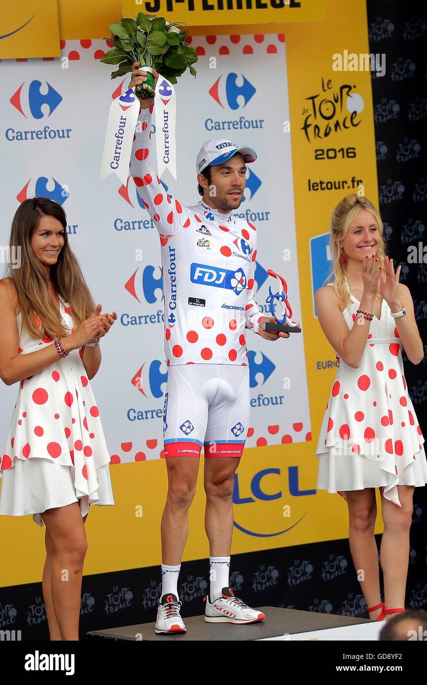12.07.2017. Escaldes Engordany a revel, Francia. Tour de France, fase 10. PINOT Thibaut (FRA) di FDJ durante la fase 10 del 2016 Tour de France a 197 km Stadio tra Escaldes-Engordany e revel, il 12 luglio 2016 in revel, Francia Foto Stock