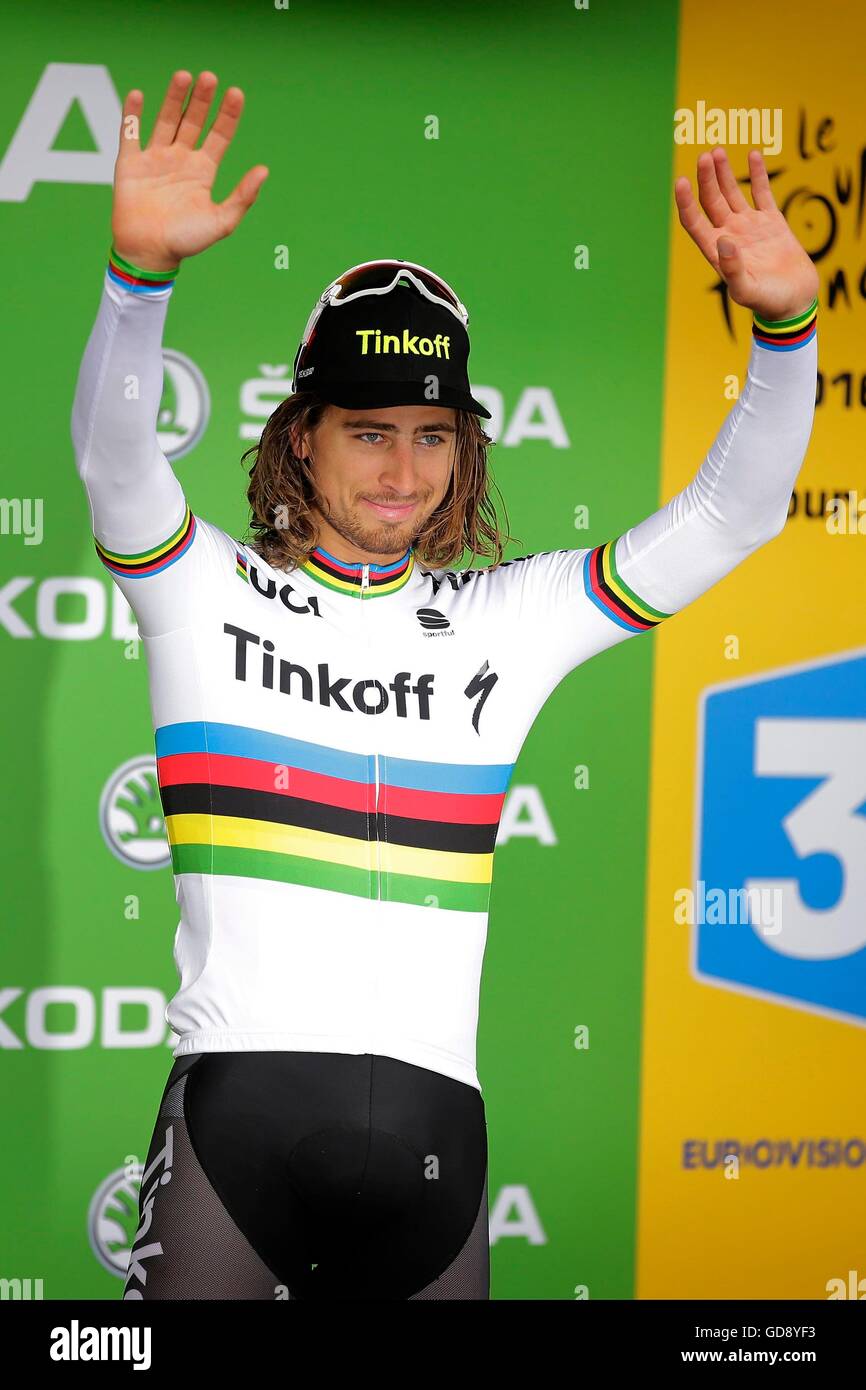 12.07.2017. Escaldes Engordany a revel, Francia. Tour de France, fase 10. SAGAN Peter (SVK) di TINKOFF durante la fase 10 del 2016 Tour de France a 197 km Stadio tra Escaldes-Engordany e revel, il 12 luglio 2016 in revel, Francia Foto Stock