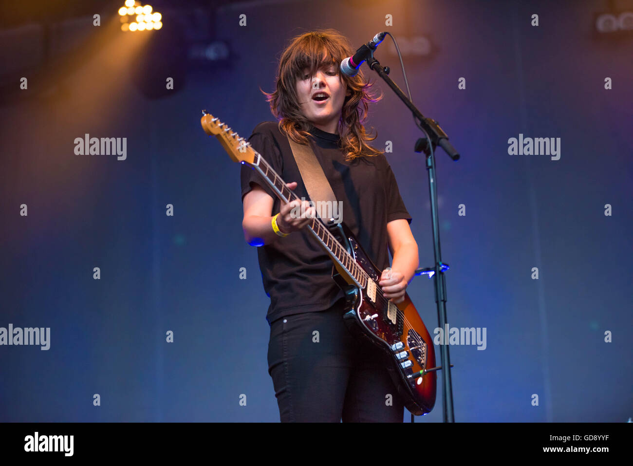 Londra, Regno Unito. 13 Luglio, 2016. Courtney Barnet live at Somerset House, London, Regno Unito. Credito: Michael Jamison/Alamy Live News Foto Stock