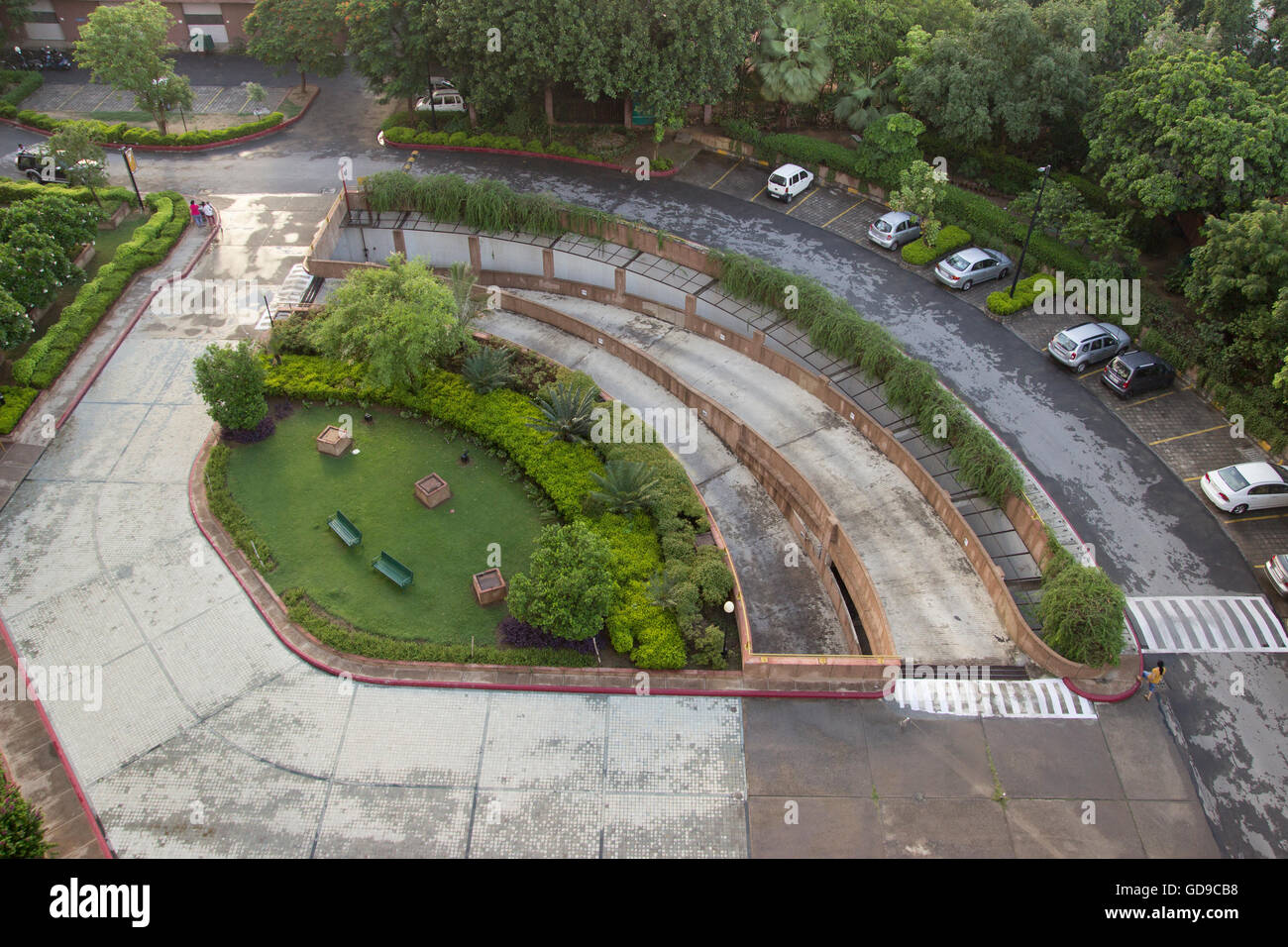 Società di alloggiamento park a Gurgaon Haryana Foto Stock