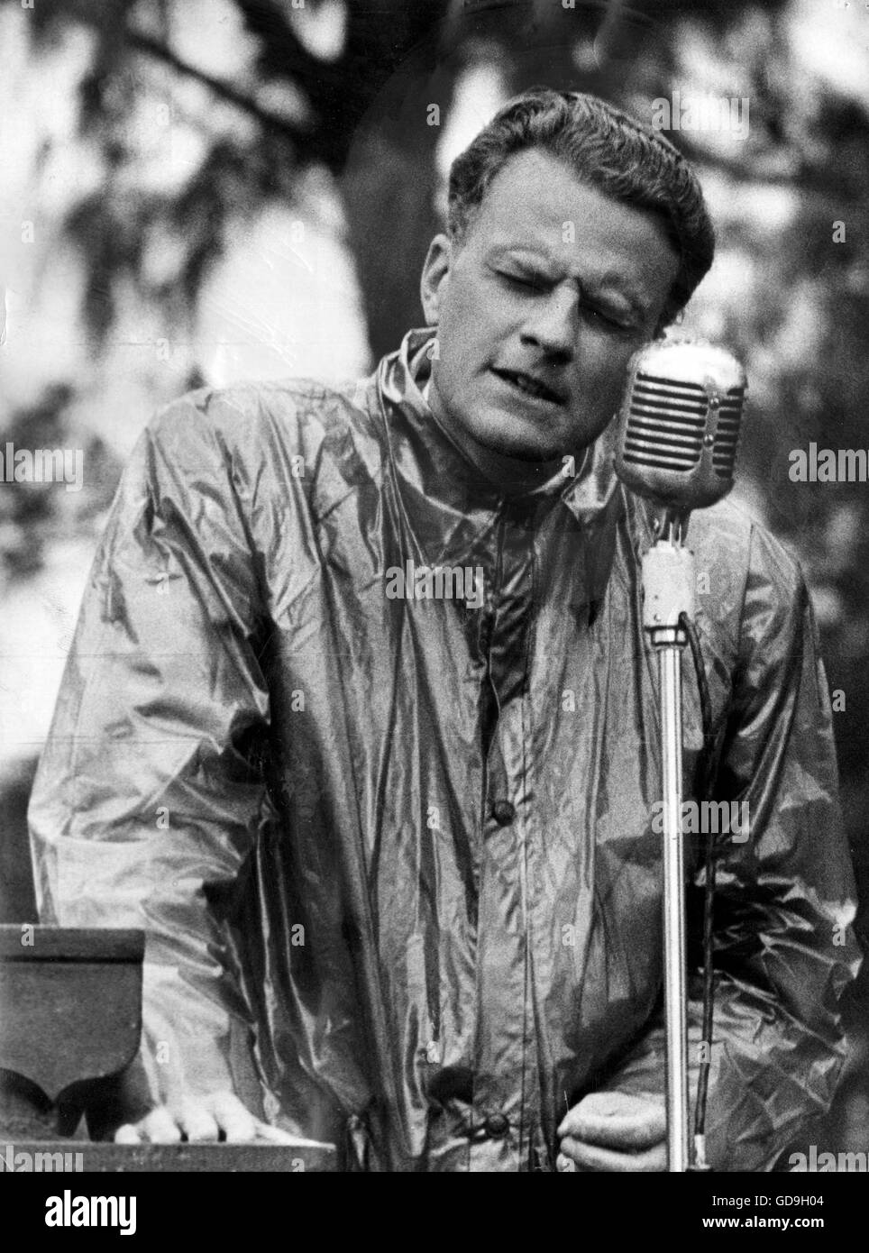 Billy Graham, Jr., parlando a una platea di Boston Foto Stock