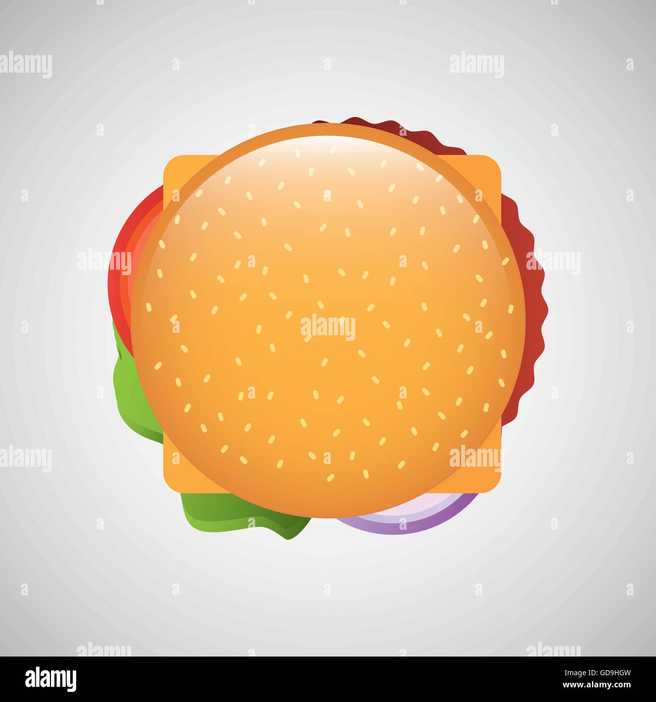 Fast food design menu Illustrazione Vettoriale
