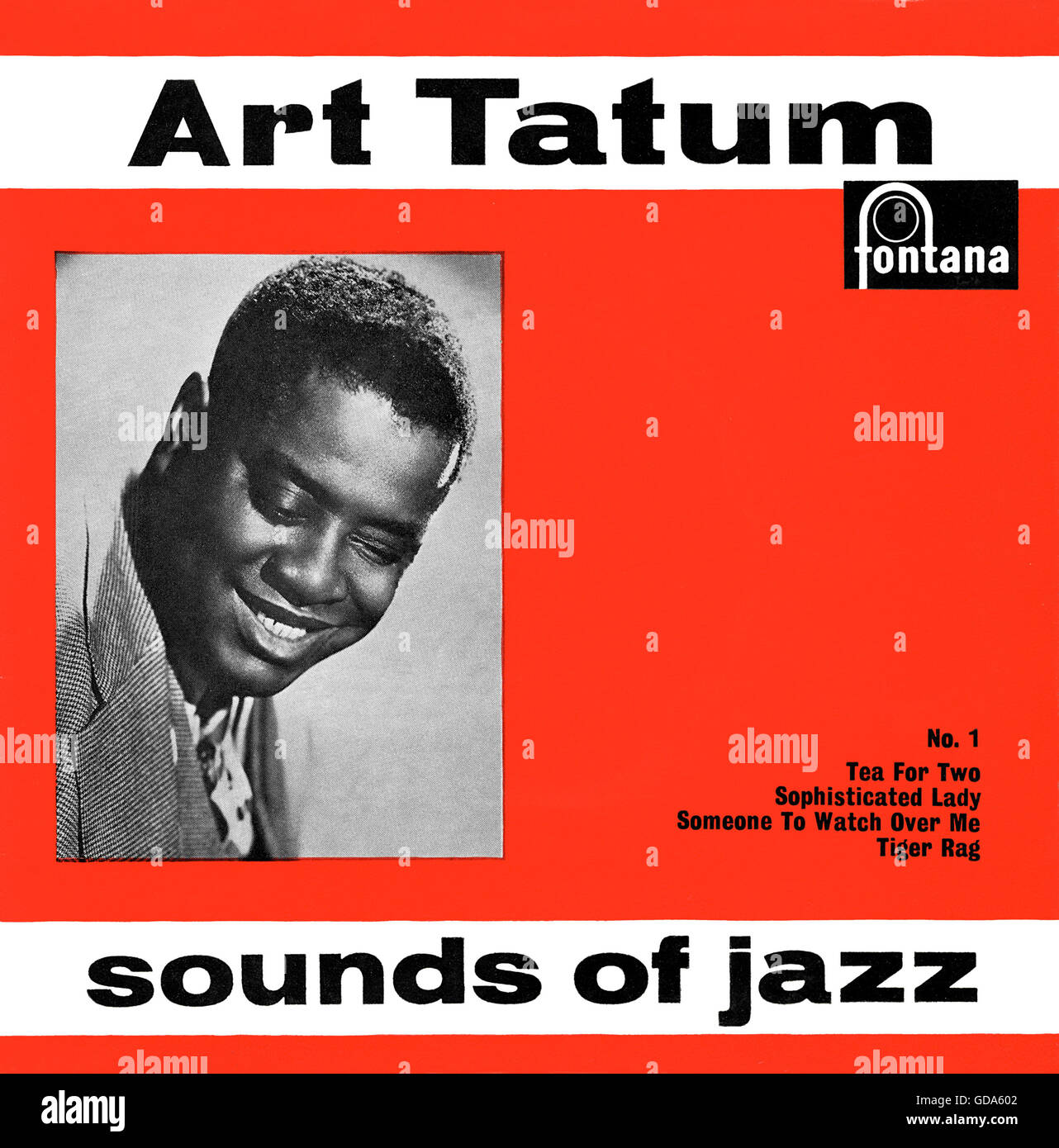 Regno Unito EP dal 1960 dal pianista jazz Art Tatum sulla Fontana etichetta Foto Stock