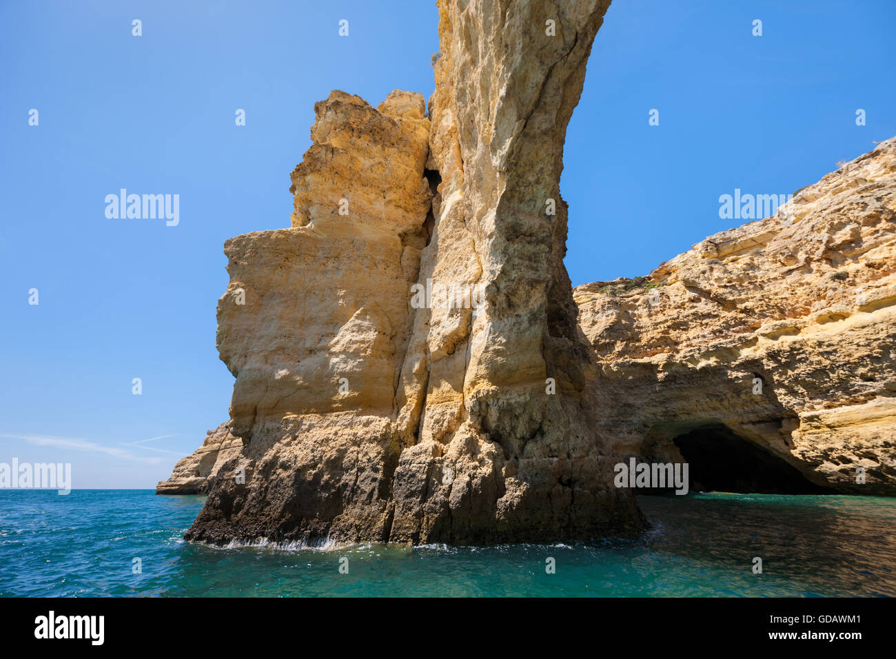 Praia da Marinha,Portogallo,Algarve Foto Stock