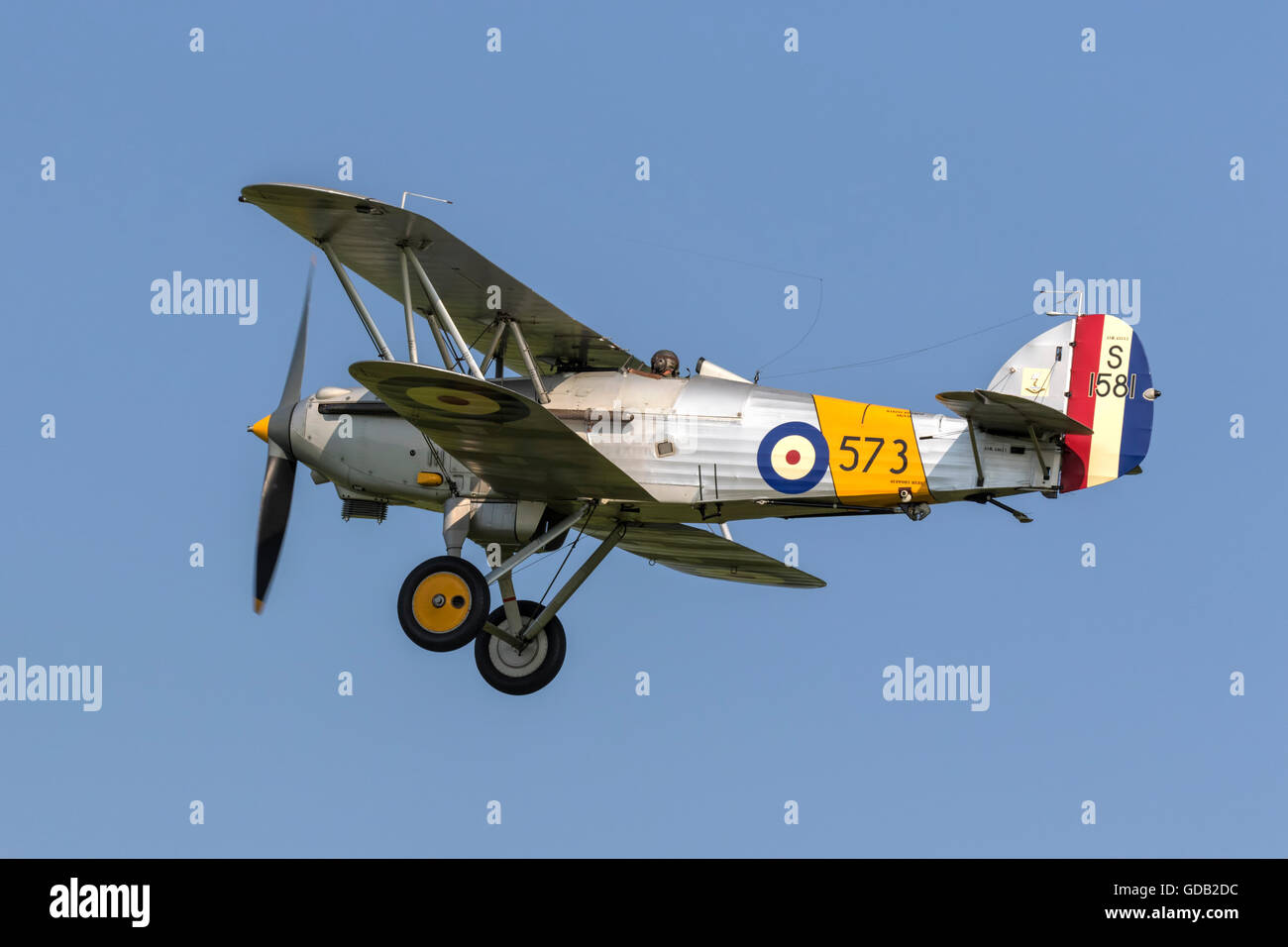 Hawker Nimrod 1 - RAF bi-plane fighter Foto Stock