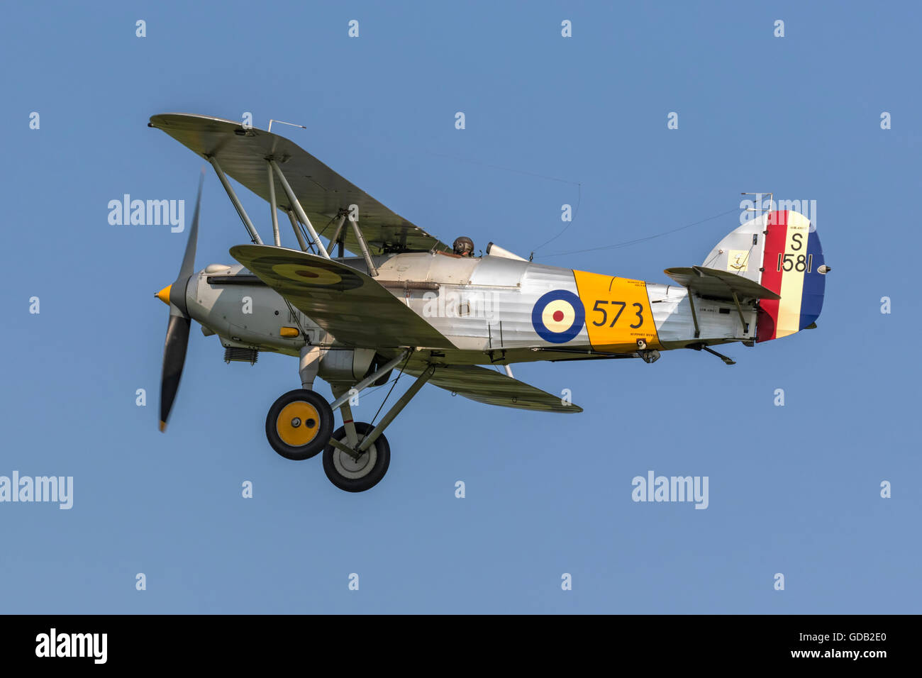 Hawker Nimrod 1 - RAF bi-plane fighter Foto Stock