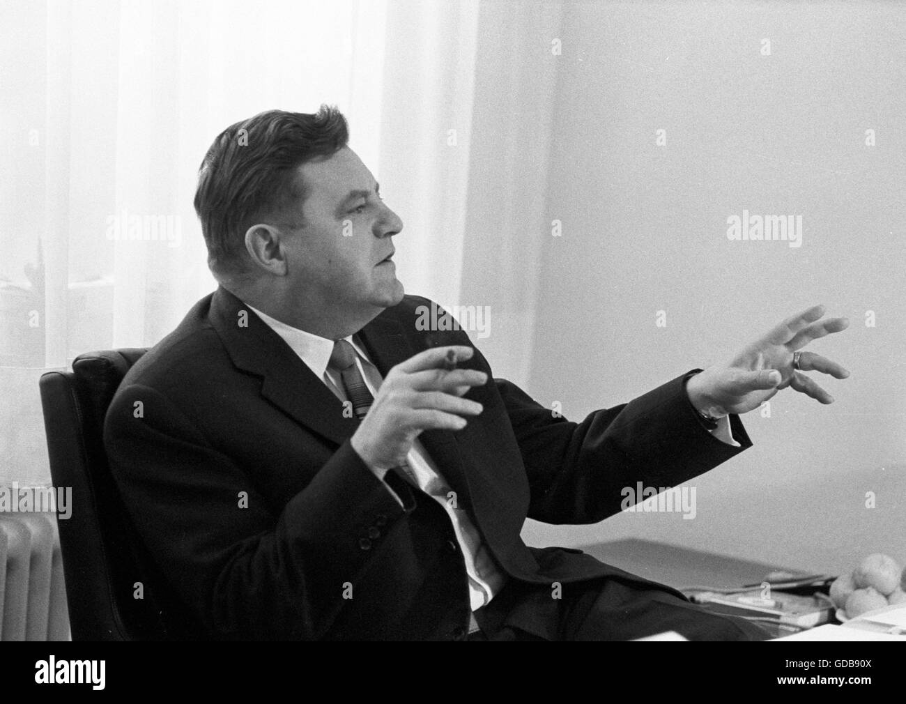 Franz Josef Strauss Foto Stock