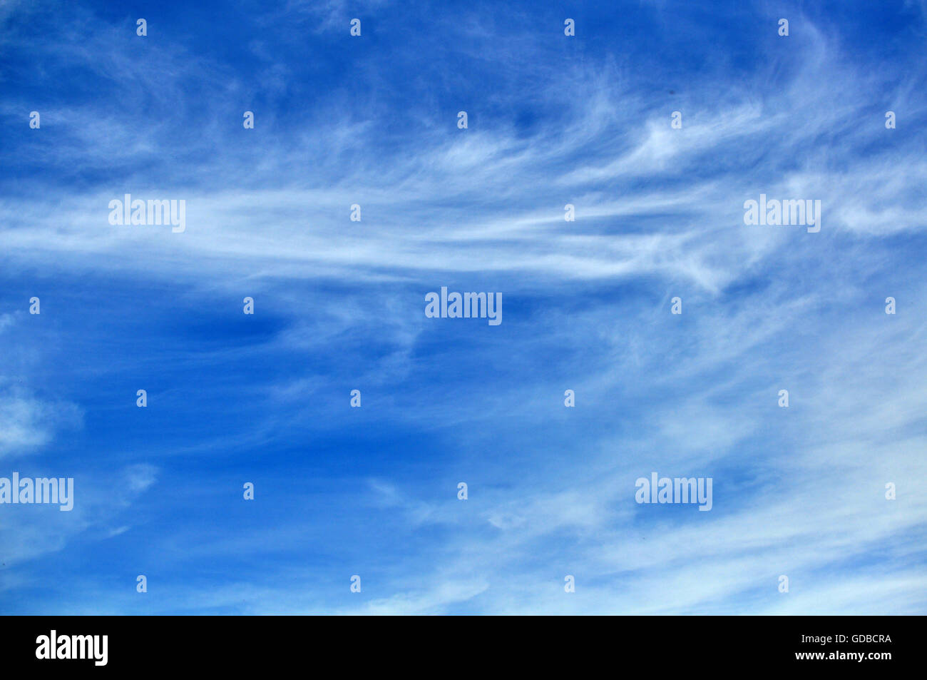 Sfondo con cielo nuvoloso Foto Stock